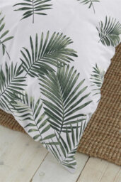"Charlotte Thomas 144 Thread Count ""fern"" Reversible Duvet Cover Set" - thumbnail 2