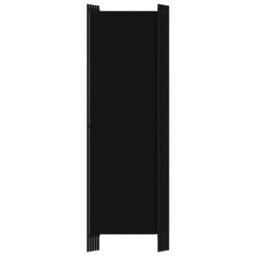Berkfield Practical 5-Panel Room Divider Black 250X180 Cm - thumbnail 4