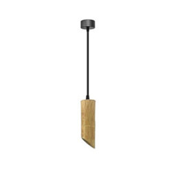 Modern Bamboo Pendant Light Shade With Blue Birds And Cylinder Contemporary Ceiling Light - thumbnail 1