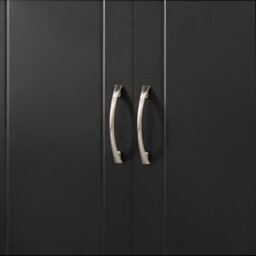 Sobuy Frg231-L-Sch, Bathroom Wall Cupboard Kitchen Wall Cabinet Bathroom Cabinet Mounted Storage Unit With 3 Door,black - thumbnail 4
