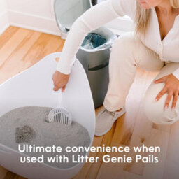 Litter Genie Cat Litter Box White With Scoop - Angelcare - thumbnail 9
