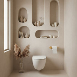 Toilet Paper Holder Rea 5809 Tomi Brush Gold - thumbnail 4