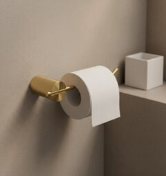 Toilet Paper Holder Rea 5809 Tomi Brush Gold - thumbnail 2