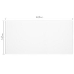 Walplus Table Protector Transparent 200X100 Cm 1.6 mm Pvc - thumbnail 6