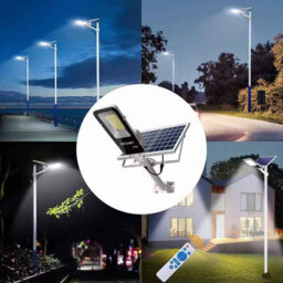 200W Solar Street Light Outdoor Waterproof 380 Led Dusk To Dawn With 6000Mah Battery - thumbnail 6