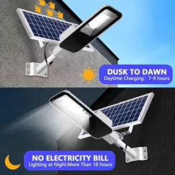 200W Solar Street Light Outdoor Waterproof 380 Led Dusk To Dawn With 6000Mah Battery - thumbnail 3