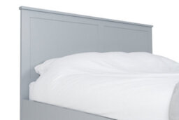 Alba Solid Wooden Bedframe 4Ft Double 5Ft King In Dove Grey Finish Headboard Included - thumbnail 4