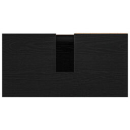 Berkfield Bathroom Sink Cabinet Black Oak 65X33X60 Cm Engineered Wood - thumbnail 9