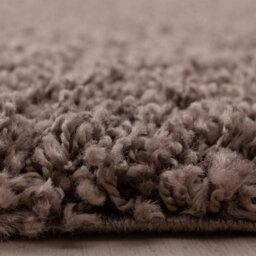 Wadan 60X110Cm Taupe Shaggy Rug - Rectangular Soft Touch Thick Pile Modern Area Rug - Rugs For Living & Bedroom Non Shedding - thumbnail 3