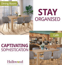 Hallowood Furniture Newquay Oak Fixed Top Table 120Cm With 6 Taupe Leather Effect Chairs - thumbnail 7