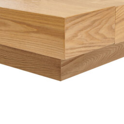 Beliani Bed Faux Leather Zen 180 X 200 Cm (Eu Super King) Natural Ash Wood - thumbnail 9