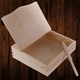 Woodeedoo Wooden Document Letter File Holder Desk Organiser Mail Rack Papers Photos Folders Post Box With Lid 27 X 27.5 X 8 Cm - thumbnail 6