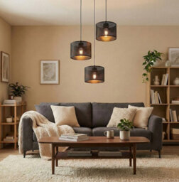 Emibig Lighting Emibig Lux Prem Pendant Lamp 3 X E27 Black - thumbnail 6