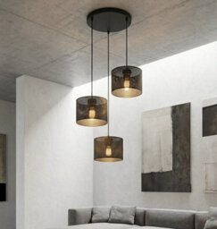 Emibig Lighting Emibig Lux Prem Pendant Lamp 3 X E27 Black - thumbnail 3