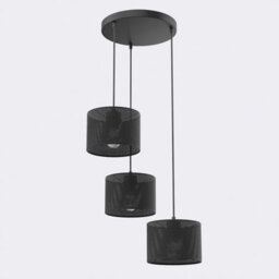 Emibig Lighting Emibig Lux Prem Pendant Lamp 3 X E27 Black - thumbnail 2