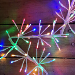 Samuel Alexander 18.7M 750 Led Treebrights Christmas String Lights With Timer In Blue, White & Purple - thumbnail 8