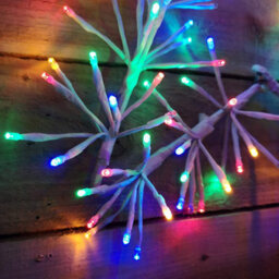 Samuel Alexander 18.7M 750 Led Treebrights Christmas String Lights With Timer In Blue, White & Purple - thumbnail 7