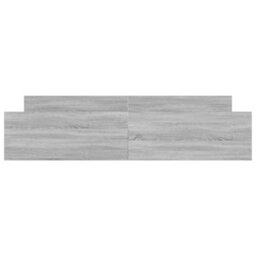 Berkfield Bed Frame With Headboard And Footboard Grey Sonoma 180X200 Cm - thumbnail 4