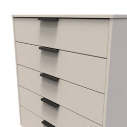 Fuji 5 Drawer Chest Of Drawers In Kashmir Matt (Ready Assembled) - thumbnail 4
