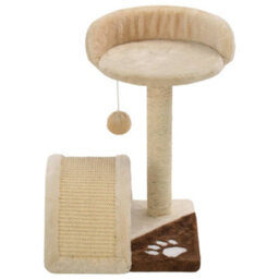 Walplus Cat Tree With Sisal Scratching Post 40 Cm Beige And Brown - thumbnail 5