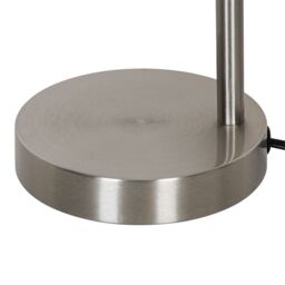 GoodHome Hetange Retro Satin Nickel Table Lamp - thumbnail 6