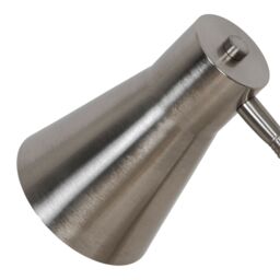 GoodHome Hetange Retro Satin Nickel Table Lamp - thumbnail 5