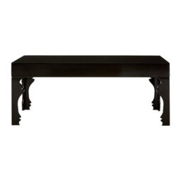 Orsina High Gloss Black Coffee Table, Black Wood Coffee Table, Rectangular Coffee Table, Stylish Coffee Table - thumbnail 1