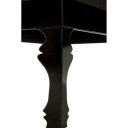 Orsina High Gloss Black Coffee Table, Black Wood Coffee Table, Rectangular Coffee Table, Stylish Coffee Table - thumbnail 4