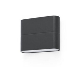 Luminosa Lighting Luminosa Aday Led Outdoor Small Up Down Wall Light Dark Grey Ip54 - thumbnail 1