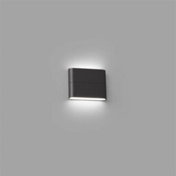 Luminosa Lighting Luminosa Aday Led Outdoor Small Up Down Wall Light Dark Grey Ip54 - thumbnail 2