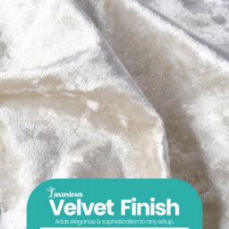 Neel Blue 10Pcs Crushed Velvet Polyester Chair Band, Glitz Shiny Fabric Sashes - Champagne - thumbnail 5