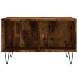 Berkfield Modern Coffee Table Smoked Oak 60X50X36.5 Cm Engineered Wood - thumbnail 4