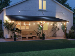 Dunster House Wooden Lean To Gazebo With Super Felt 6M X 3M Pressure Treated Wall Mounted Utopia - thumbnail 2