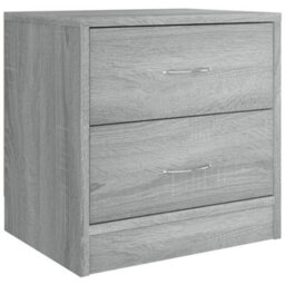 Berkfield Classic Bedside Cabinets 2 Pcs Grey Sonoma 40X30X40 Cm Engineered Wood - thumbnail 3
