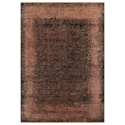 Terracotta Black Abstract Modern Bordered Rug Easy To Clean Living Room And Bedroom-200Cm X 290Cm - thumbnail 5