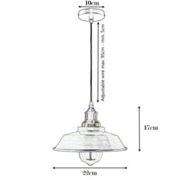Ledsone Modern Ceiling Pendant Light Black Metal 29Cm Width Copper - thumbnail 6