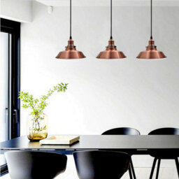 Ledsone Modern Ceiling Pendant Light Black Metal 29Cm Width Copper - thumbnail 5