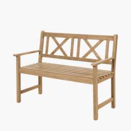 Pacific Lifestyle Outdoor Teak 2 Seater Acacia Wood Bench - thumbnail 3