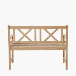 Pacific Lifestyle Outdoor Teak 2 Seater Acacia Wood Bench - thumbnail 4
