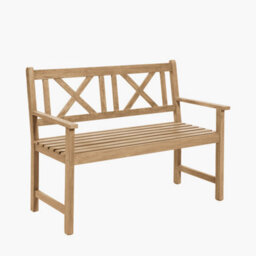 Pacific Lifestyle Outdoor Teak 2 Seater Acacia Wood Bench - thumbnail 5