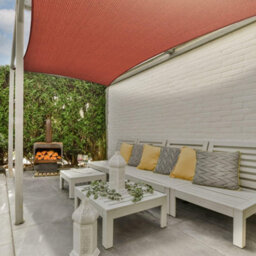 Beige 3X3M Shade Sail Uv Resistant - thumbnail 6