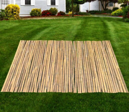 Prime Plus 1.8M X 4M Bamboo Slat Fence Screen Roll Screening Fencing Privacy Shield Garden Natural - thumbnail 4