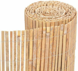 Prime Plus 1.8M X 4M Bamboo Slat Fence Screen Roll Screening Fencing Privacy Shield Garden Natural - thumbnail 2