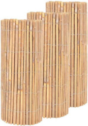 Prime Plus 1.8M X 4M Bamboo Slat Fence Screen Roll Screening Fencing Privacy Shield Garden Natural - thumbnail 3