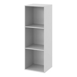 GoodHome Konnect Grey 3 Shelf Cube Bookcase, (H)1038mm (W)354mm - thumbnail 1
