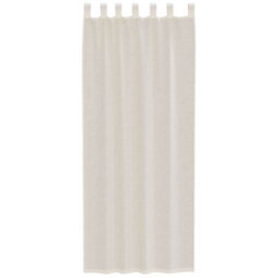 Berkfield Voile Curtains With Tab Top 2 Pcs Cream - thumbnail 4
