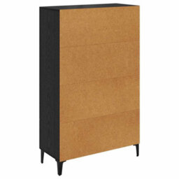 Walplus Highboard Black Oak 70 X 31 X 115 Cm Engineered Wood And Iron - thumbnail 8