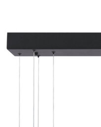 Wyld And Coco Lumicraft Pendant Lamp Black Iron, Integrated 4-Led Wavy Design, Adjustable Height (W160 X D17 X H160Cm) - thumbnail 7