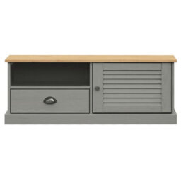 Vidaxl Tv Cabinet Vigo Grey 106X40X40 Cm Solid Wood Pine - thumbnail 5