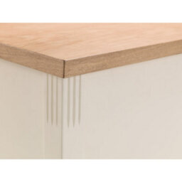 Oakham Premium Westford Storage Bench In Ivory And Oak - thumbnail 5